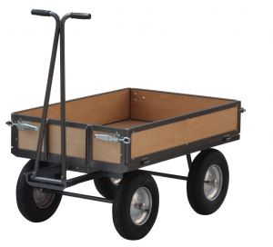 Handpritschenwagen Serie "profi" mit Kugeldrehkranz und mit Bordwänden